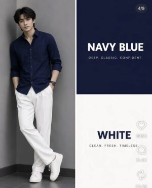 Navy Blue Shirt